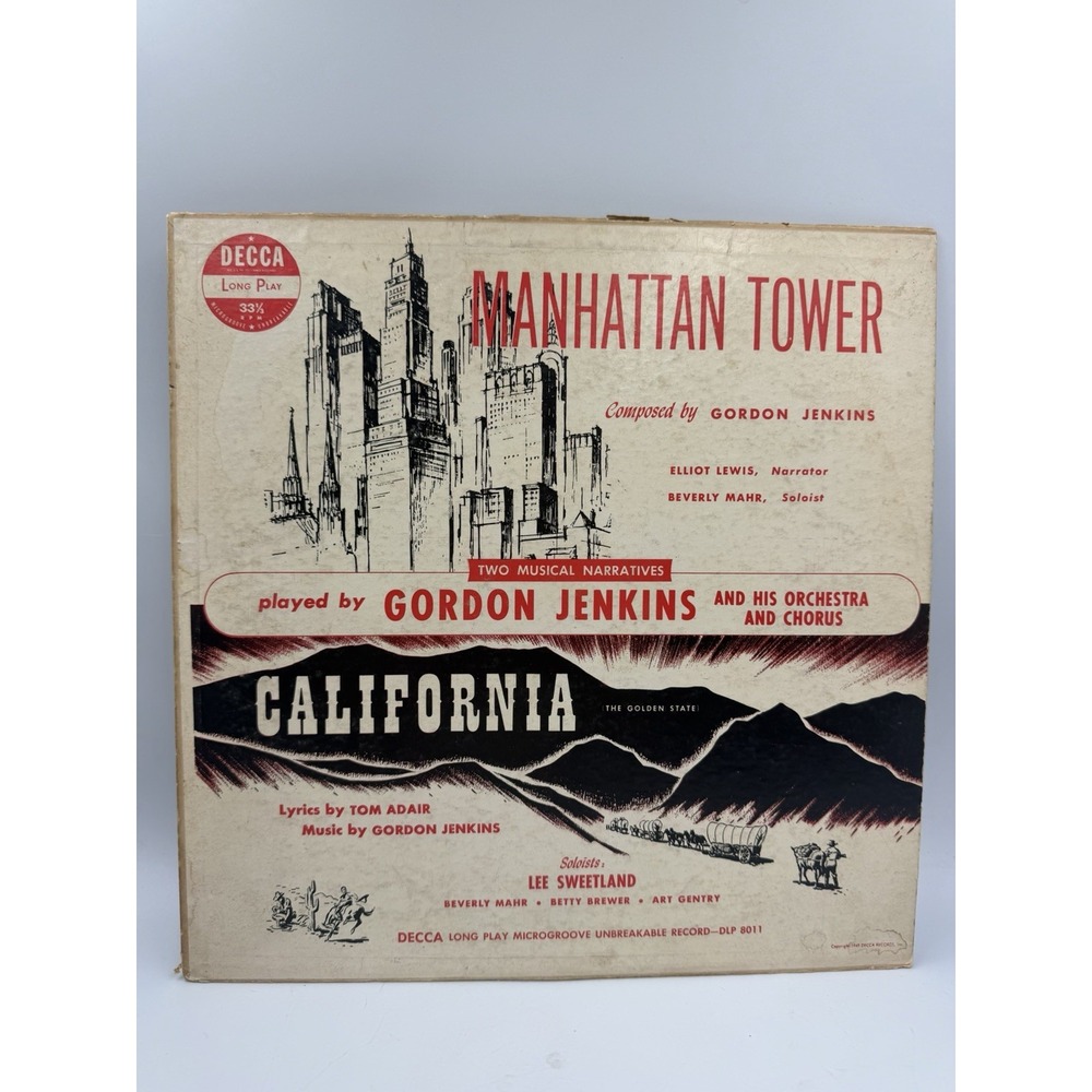 Manhattan Tower / California Gordon Jenkins LP Decca DL8011 1949